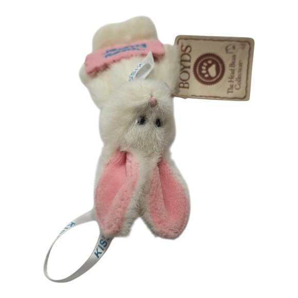 Boyds Bears Hershey Mini Floppy Bunny Head Bean Collection Plush Ornament 4" - Picture 5 of 9